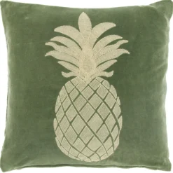 Discount Pronto Wonen Sierkussen Gorduno ananas 45x45cm groen