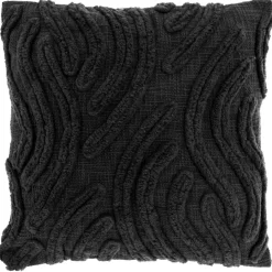 New Pronto Wonen Sierkussen Personico 45x45cm zwart