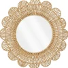 Hot Pronto Wonen Spiegel Novellara rond 60 cm bruin large