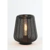 Pronto Wonen Tafellamp Barzio mat zwart rond 22cm 1-lichts