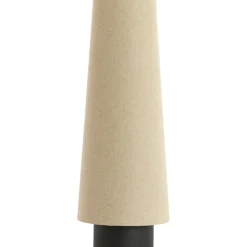 Clearance Pronto Wonen Tafellamp Dazoi L zwart naturel linnen 1-lichts
