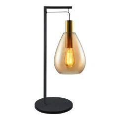 Best Pronto Wonen Tafellamp Felinio amber glas 1-lichts hangend