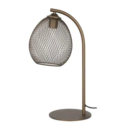 Sale Pronto Wonen Tafellamp Maroggia bruin koper 1-lichts