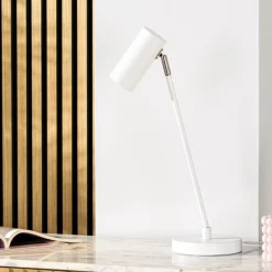 Sale Pronto Wonen Tafellamp Mirare wit metaal 1-spots