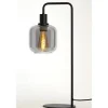 Online Pronto Wonen Tafellamp Peglio glas smoke zwart 1-lichts
