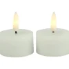 New Pronto Wonen Theelicht Benevento Led wit 4 cm rond set van 2
