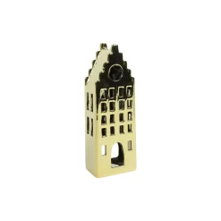 New Pronto Wonen Theelichthouder Caposele huisje large goud