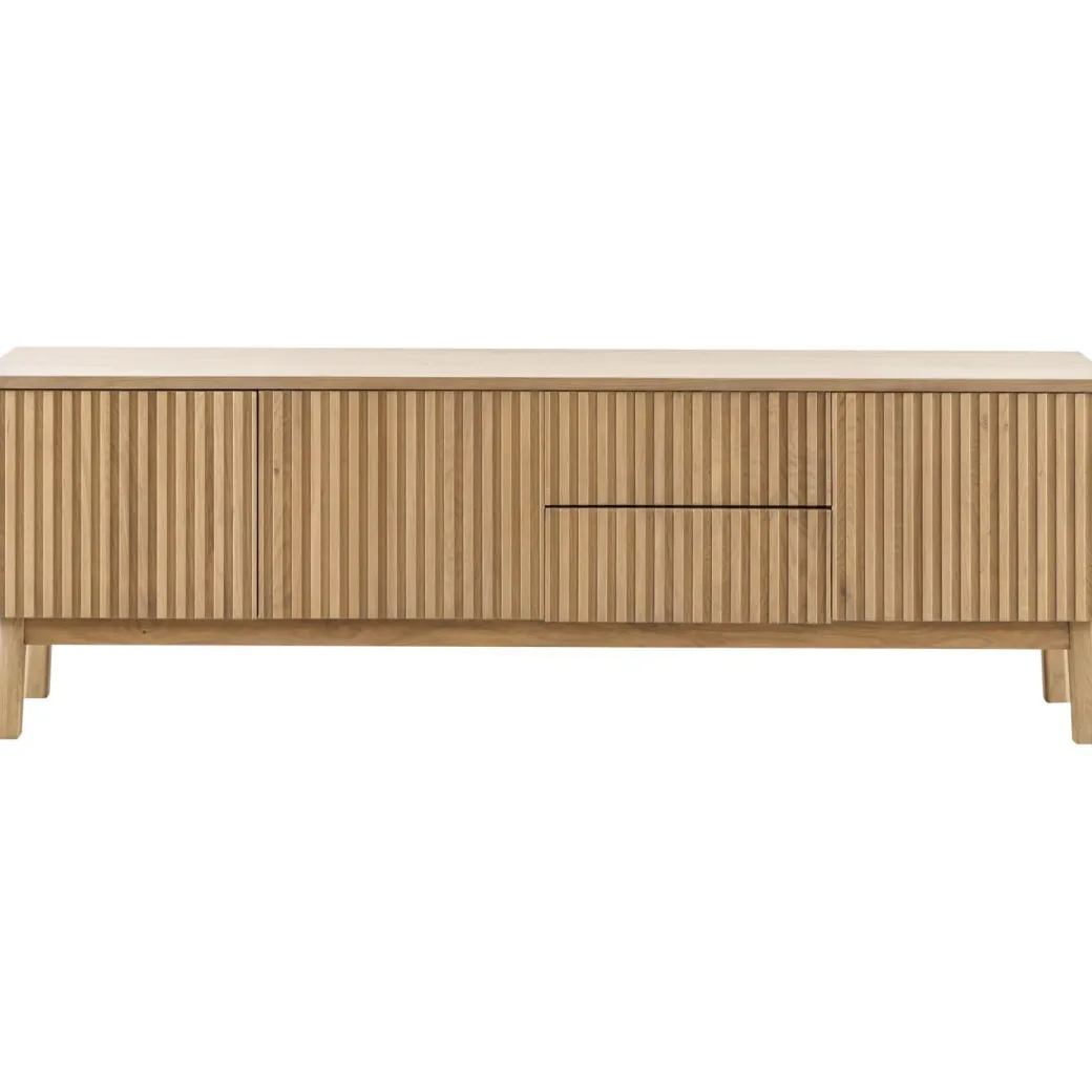 Online Pronto Wonen TV-meubel Arrosto eikenhout 58x180x40 cm light roast