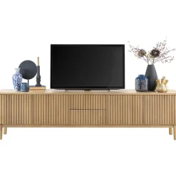 Best Pronto Wonen TV-meubel Arrosto eikenhout 58x225x40 cm light roast