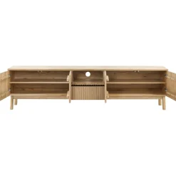 Best Pronto Wonen TV-meubel Arrosto eikenhout 58x225x40 cm light roast