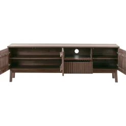 Clearance Pronto Wonen TV-meubel Arrosto eikenhout 58x180x40 cm Dark Roast