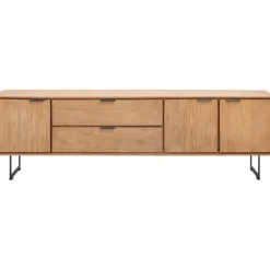 Outlet Pronto Wonen Tv-meubel Aska (195 Cm) teak naturel brushed