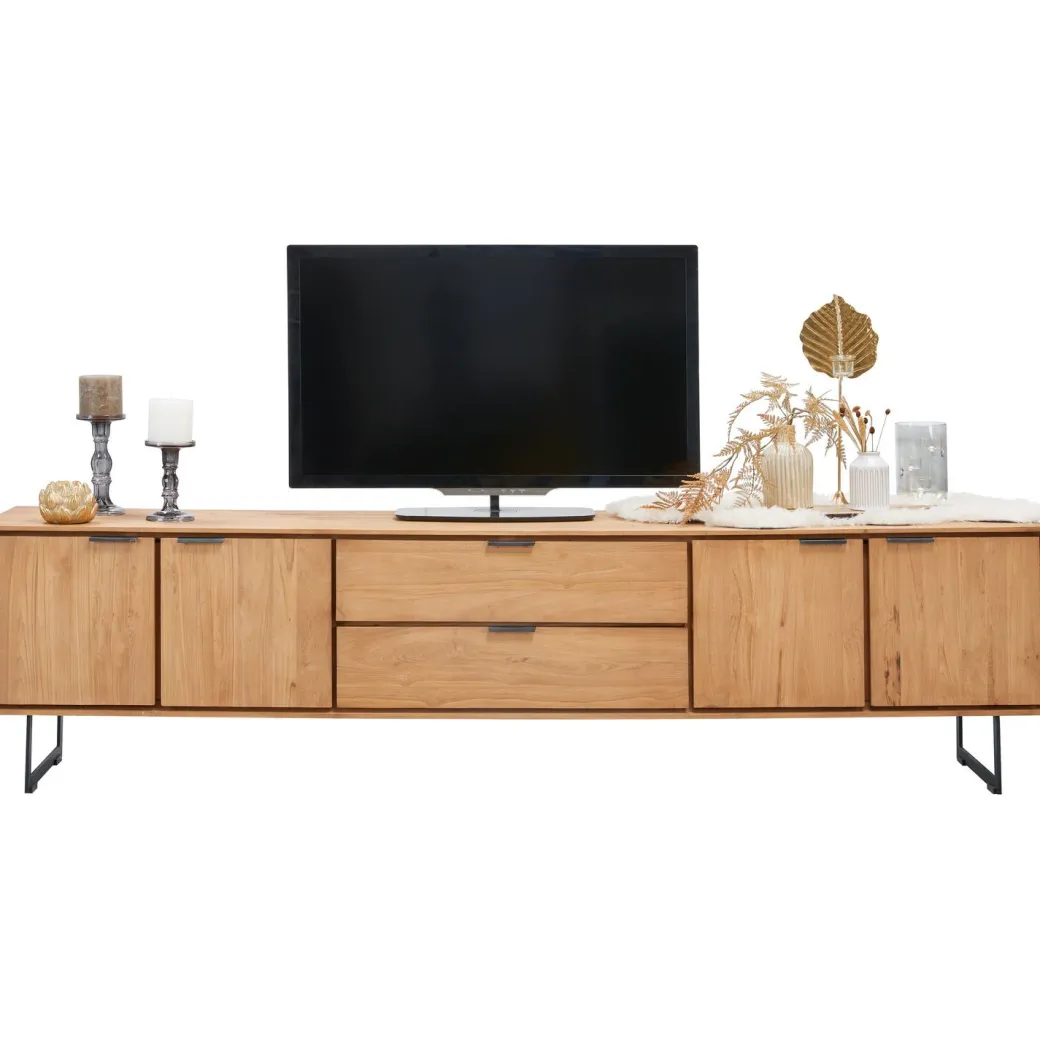 Clearance Pronto Wonen Tv-meubel Aska (234 Cm) teak naturel brushed