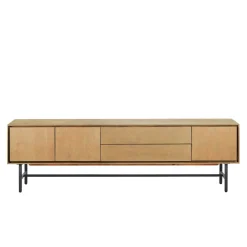 Pronto Wonen TV-meubel Belvio 205 cm light oak