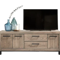 Outlet Pronto Wonen TV-meubel Hevano (162 Cm) eikenhout moose
