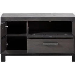 Clearance Pronto Wonen TV-meubel Hevano (102 Cm) grafiet eiken hout