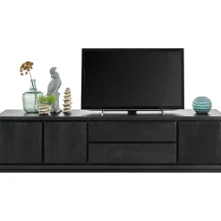 Hot Pronto Wonen TV-meubel Lavio (203 cm) eiken zwart