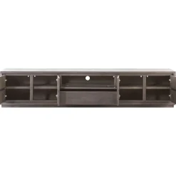 Hot Pronto Wonen Tv-meubel Lavio grafiet eikenhout 242 cm