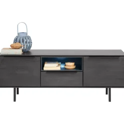 Online Pronto Wonen TV-meubel Nero (136 cm) noir decor