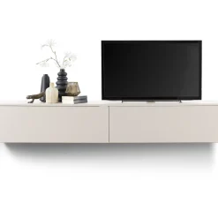 Outlet Pronto Wonen Tv-meubel Simeto 210 cm grijs