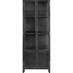 Clearance Pronto Wonen Vitrinekast Carpino (65 Cm) metaal glas