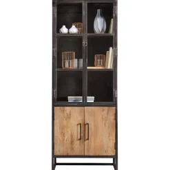 Clearance Pronto Wonen Vitrinekast Mesola (76 Cm) mango natural