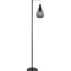 New Pronto Wonen Vloerlamp Felinio smoke glas 1-lichts hangend