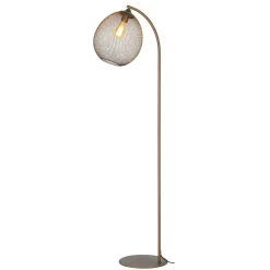 Best Pronto Wonen Vloerlamp Maroggia bruin koper 1-lichts