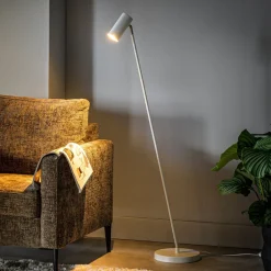 Discount Pronto Wonen Vloerlamp Mirare wit metaal 1-spots