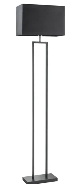 Outlet Pronto Wonen Vloerlamp Tarante (lampvoet h141) mat zwart