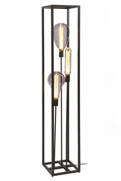 Clearance Pronto Wonen Vloerlamp Tiamo zwart staal 160x25 cm