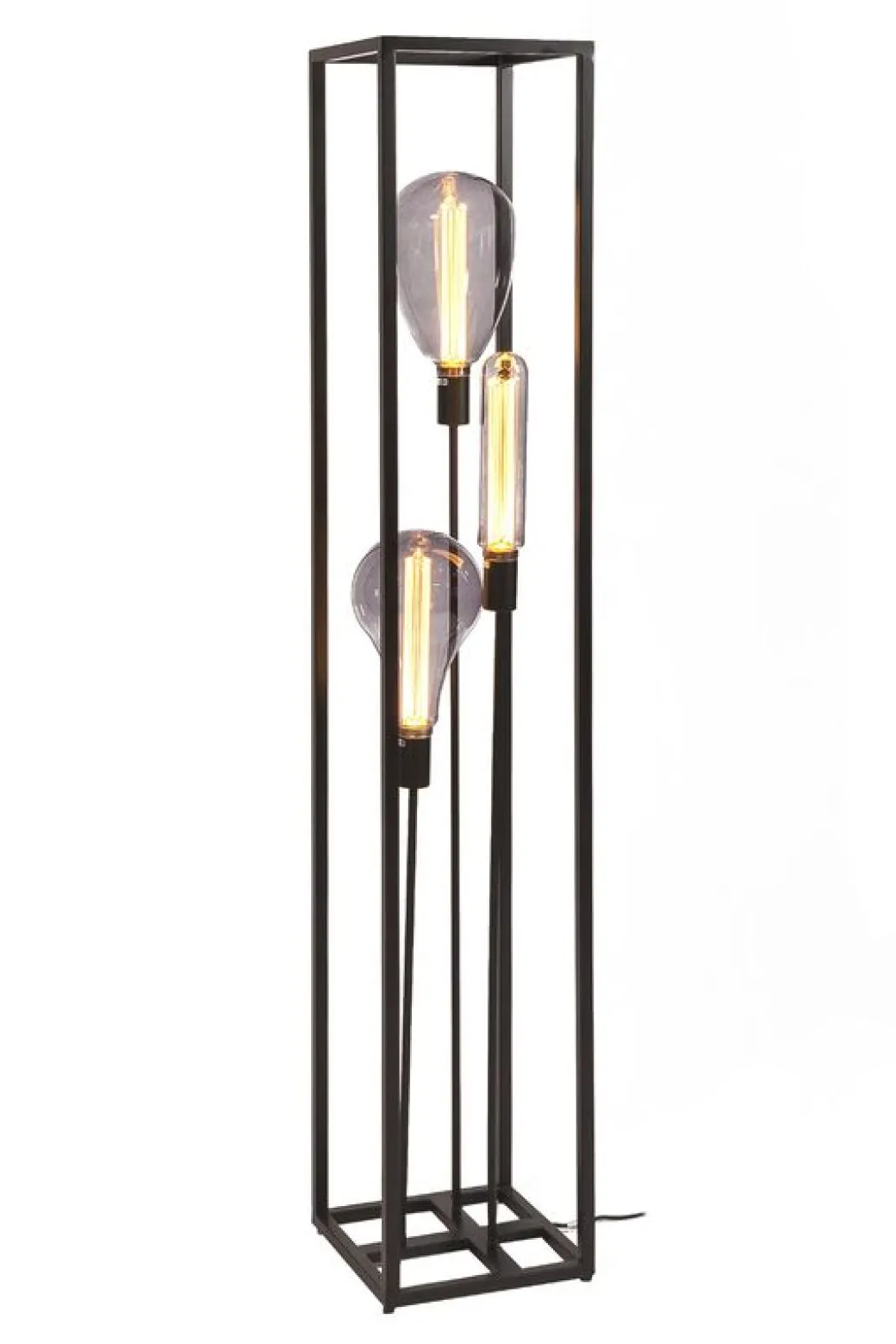 Clearance Pronto Wonen Vloerlamp Tiamo zwart staal 160x25 cm
