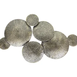 New Pronto Wonen Wanddecoratie Positano metaal antiek goud