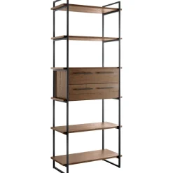 Online Pronto Wonen Wandkast Sistema 226x88x45 cm donkerbruin