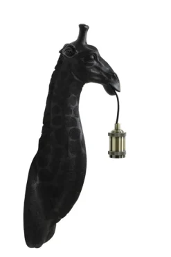 New Pronto Wonen Wandlamp giraffe mat zwart