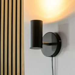 Clearance Pronto Wonen Wandlamp Mirare zwart metaal 1-spots