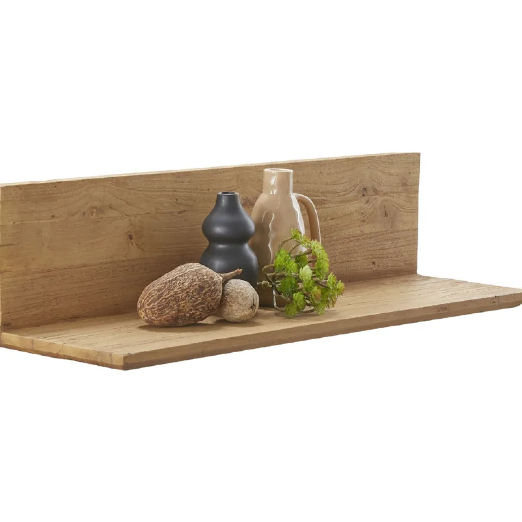 Sale Pronto Wonen Wandplank Aska 80cm teak naturel brushed