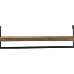 Best Pronto Wonen Wandplank Pardal hout metaal 24x80 cm bruin