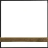 Best Pronto Wonen Wandplank Pardal hout metaal 50x50 cm bruin