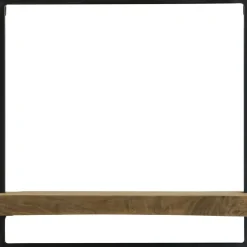 Best Pronto Wonen Wandplank Pardal hout metaal 50x50 cm bruin