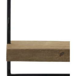 Best Pronto Wonen Wandplank Pardal hout metaal 50x50 cm bruin