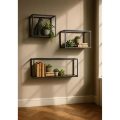 New Pronto Wonen Wandrek Carpino 60cm metaal